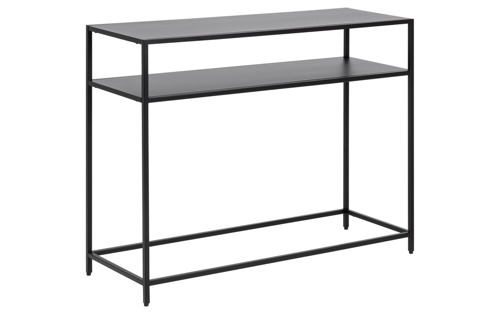 AC Design Table console Newcastle 100 x 35 x 79 cm, Noir