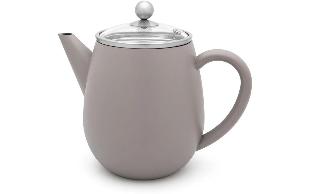 Bredemeijer Théière Duet Eva 1.1 litre, Gris
