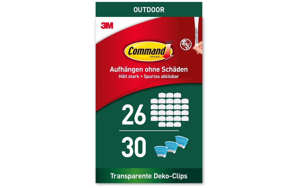 Command Striscia adesiva 0.225 kg, Transparent