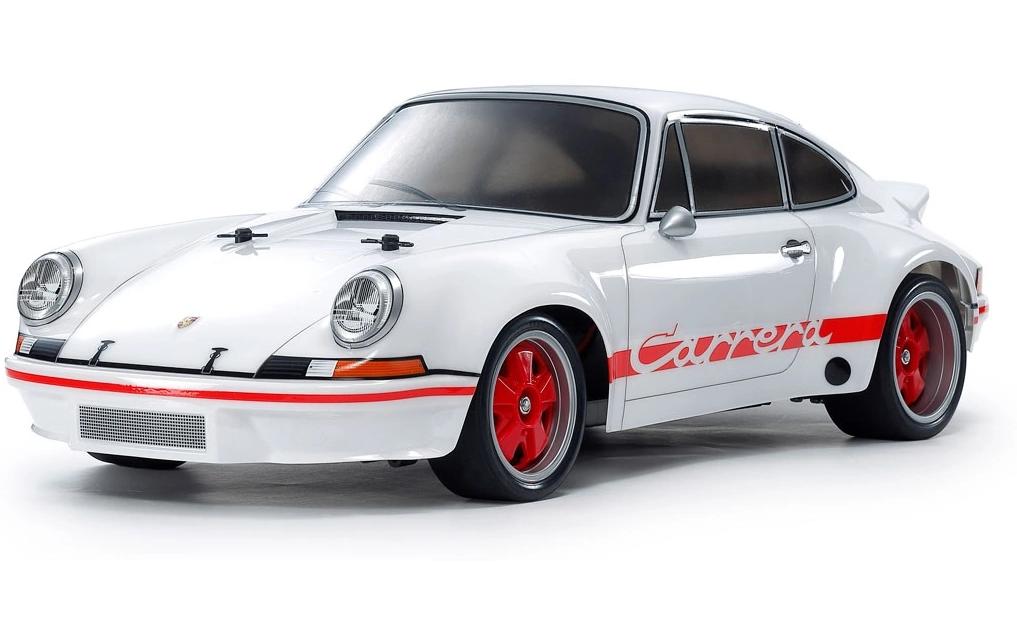 Tamiya Porsche 911 Carrera RSR 2.8 White Kit de construction, 1:10, 2WD, BT-01