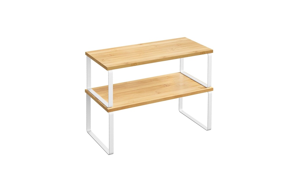 Songmics Rayonnage de stockage Nature-Blanc