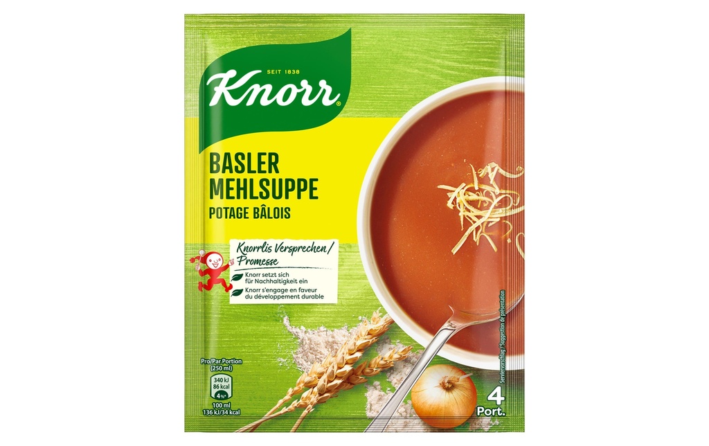 Knorr Soupe à la farine de Bâle 4 portions