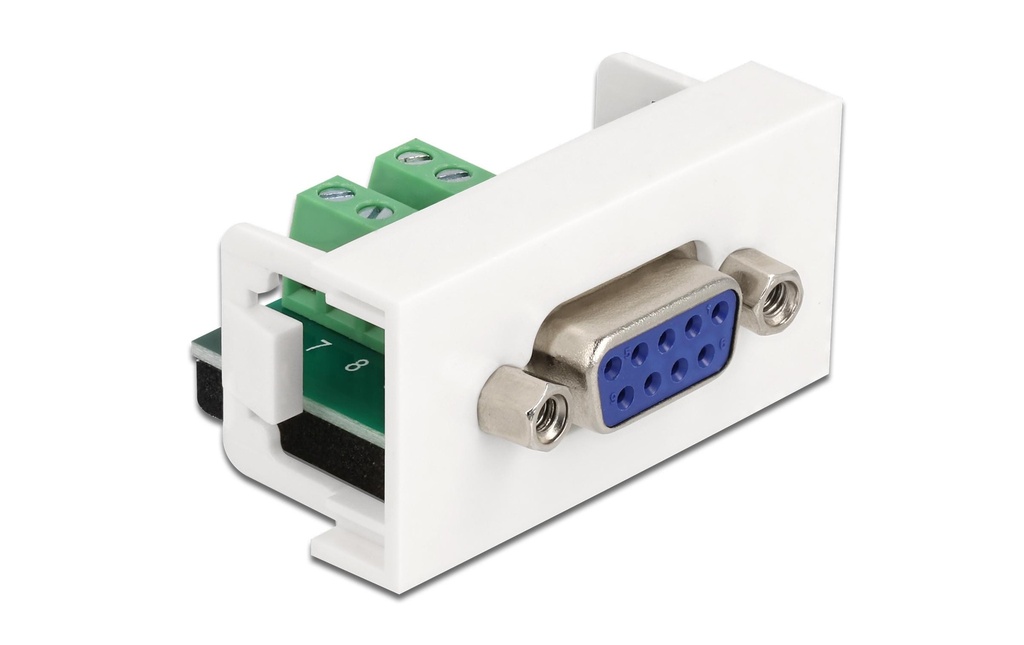 Delock Module D-Sub 9 broches femelle Easy 45 à bornier 10 broches 0 m