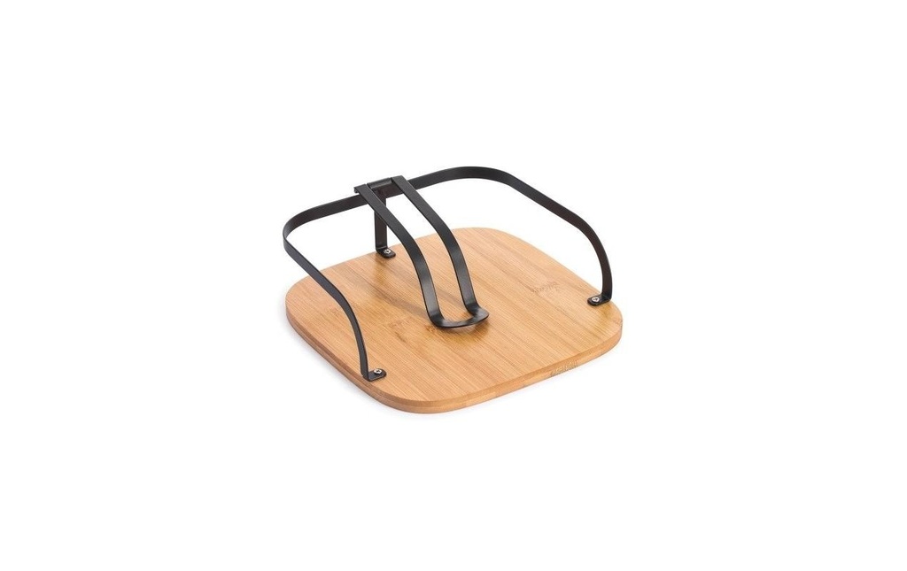 MSV Porte-serviette Elie Nature/Noir mat