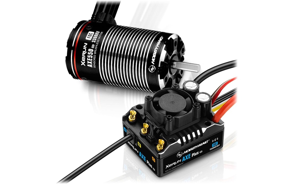 Hobbywing Kits d’entraînement sans brosse AXE Plus R3 Combo 3300 kV 2-6S
