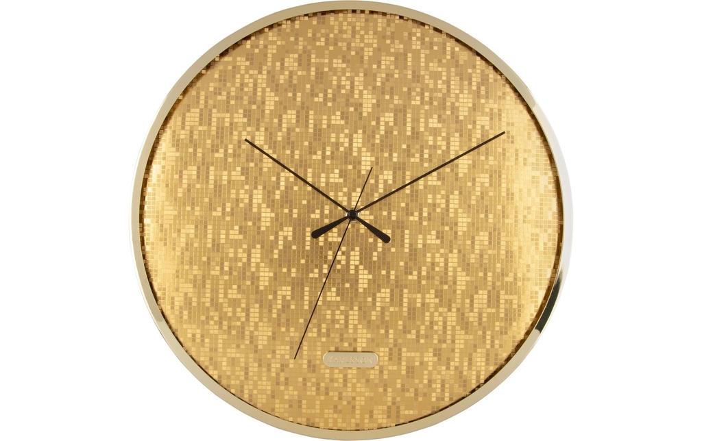 KARLSSON Horloge murale Disco Bling Bling 40 cm, Doré
