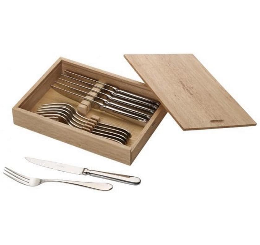 Villeroy & Boch Kits de couverts Oscar Steakbesteck 12 pièces, Argenté