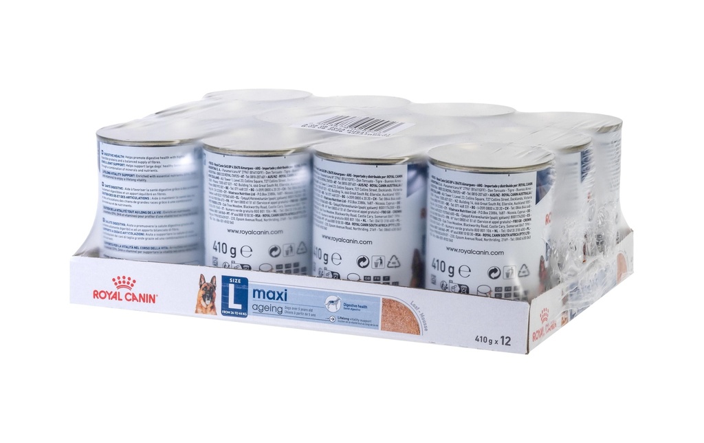 Royal Canin Alimentation humide Maxi Mousse de Vieillissement, 12 x 410 g