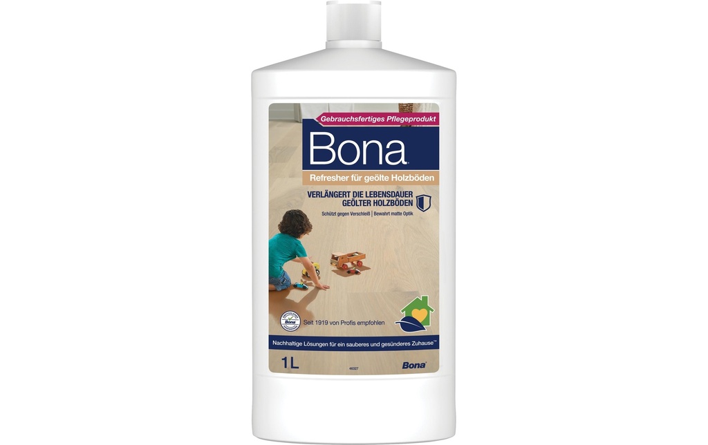 Bona Nettoyant pour sol Refresher pour les sols en bois huilés, 1 l