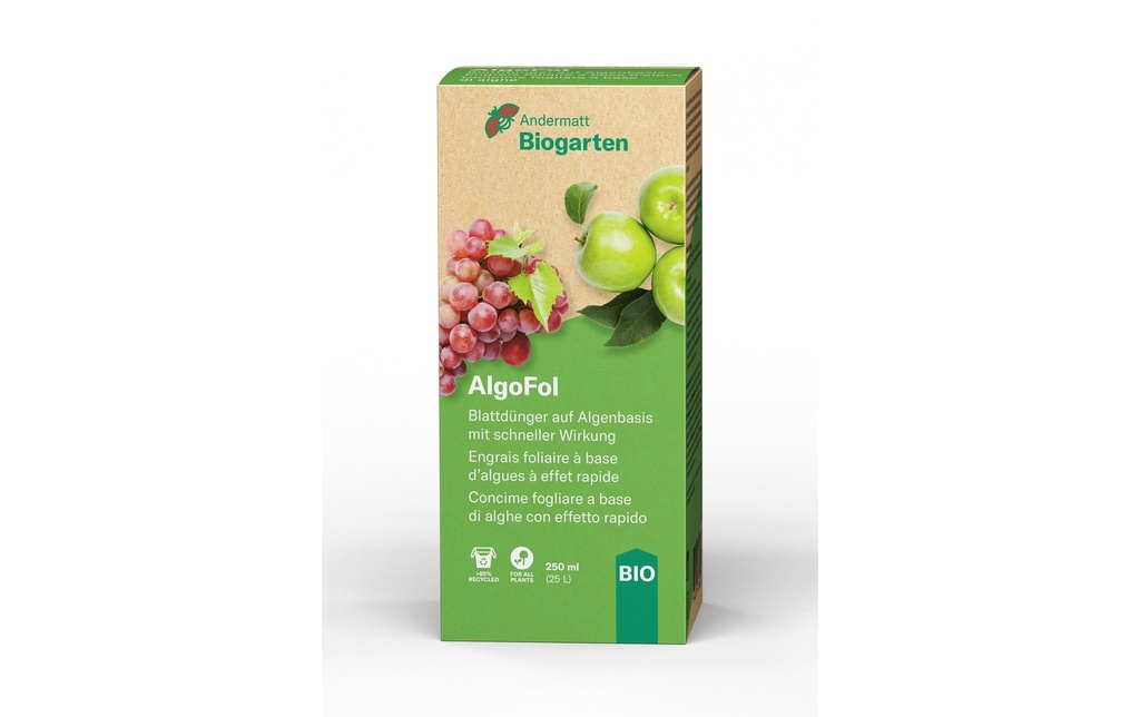 Andermatt Biogarten Engrais BIO AlgoFol, 250 ml