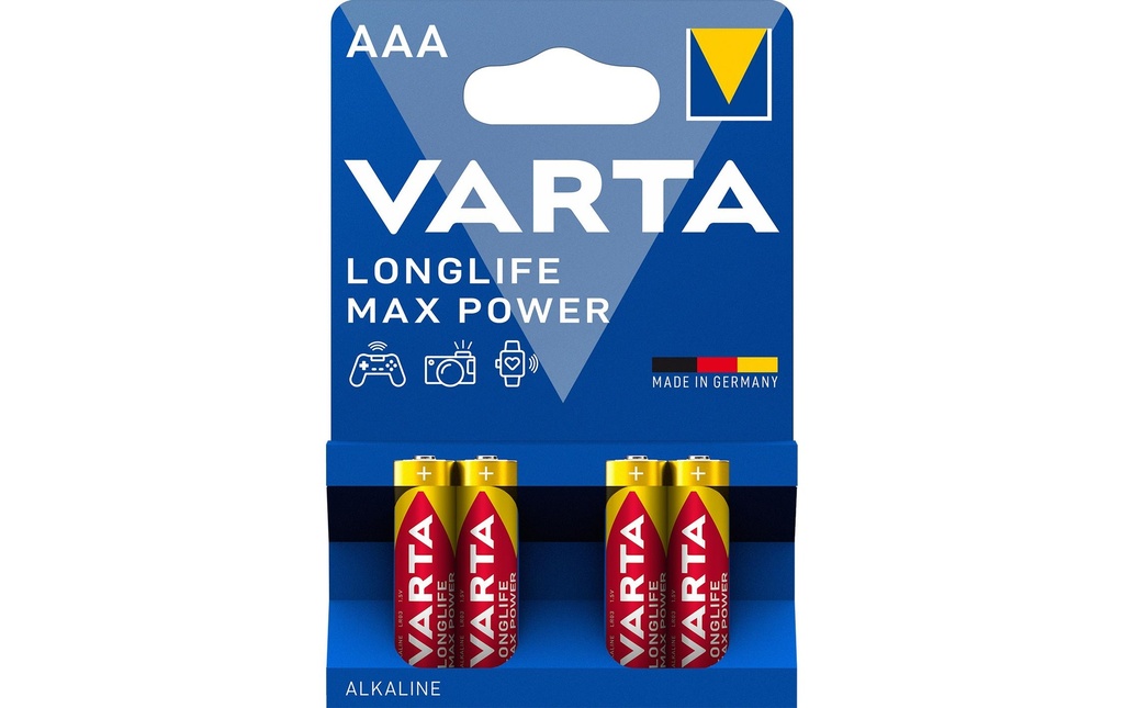 Varta Pile Longlife Max Power AAA , 4 Pièce/s