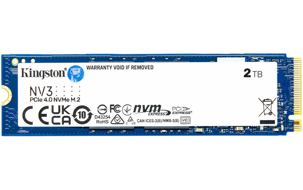 Kingston SSD NV3 M.2 2280 NVMe 2000 GB