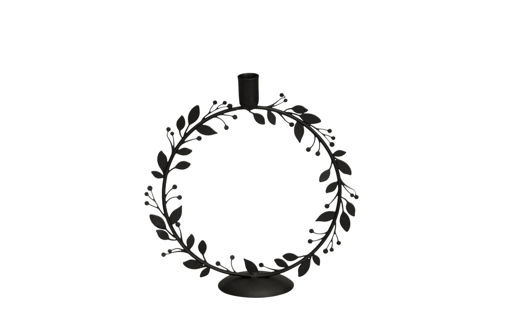 COCON Bougeoir Couronne, Noir