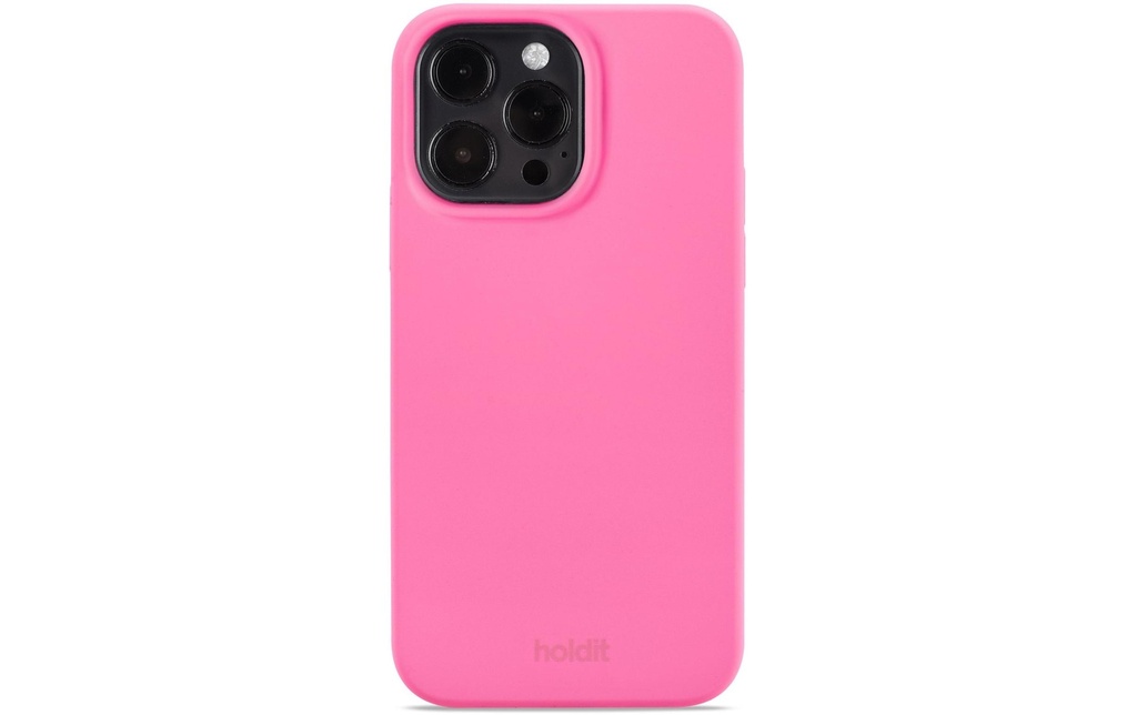 Holdit Coque arrière Silicone iPhone 14 Pro Max Rose