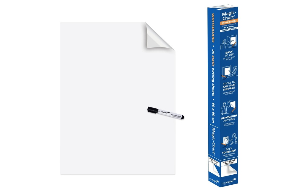 LEGAMASTER Whiteboard Magic Chart 60x80