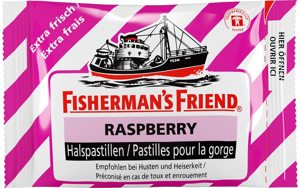 Fisherman's Bonbons Raspberry 25 g