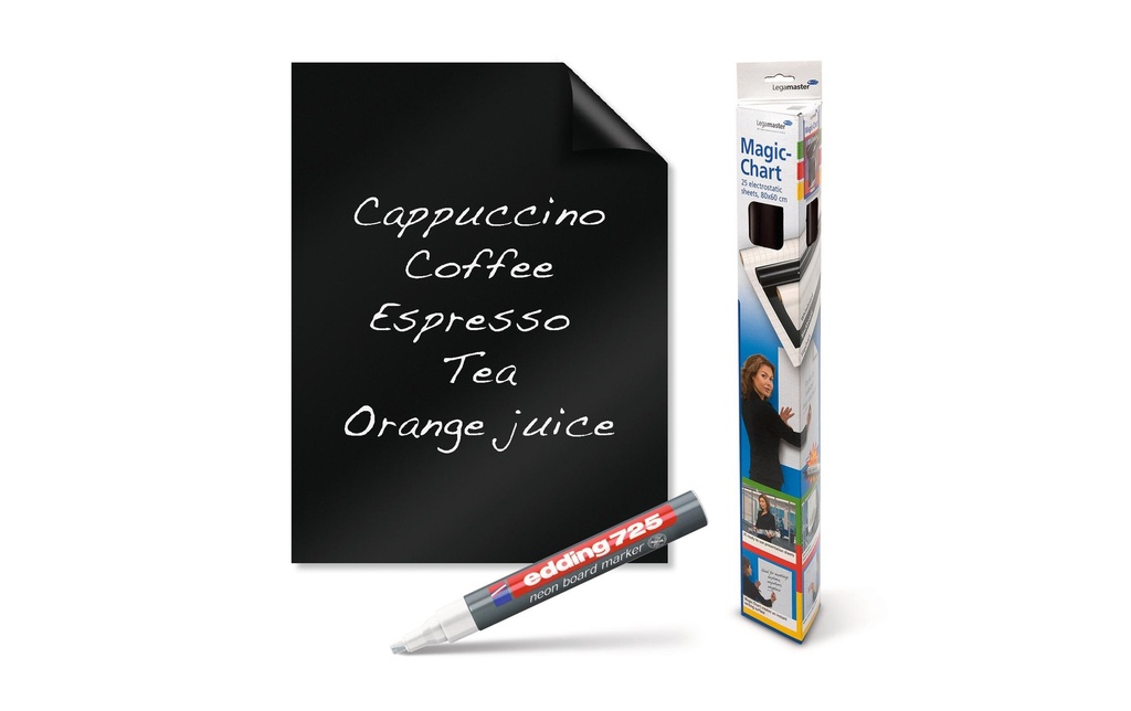 LEGAMASTER Blackboard Magic Chart 60x80