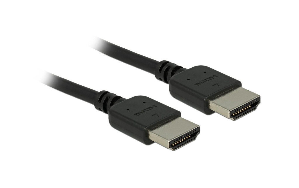 Delock Câble très flexible, 4K 60Hz HDMI - HDMI, 2 m, Noir