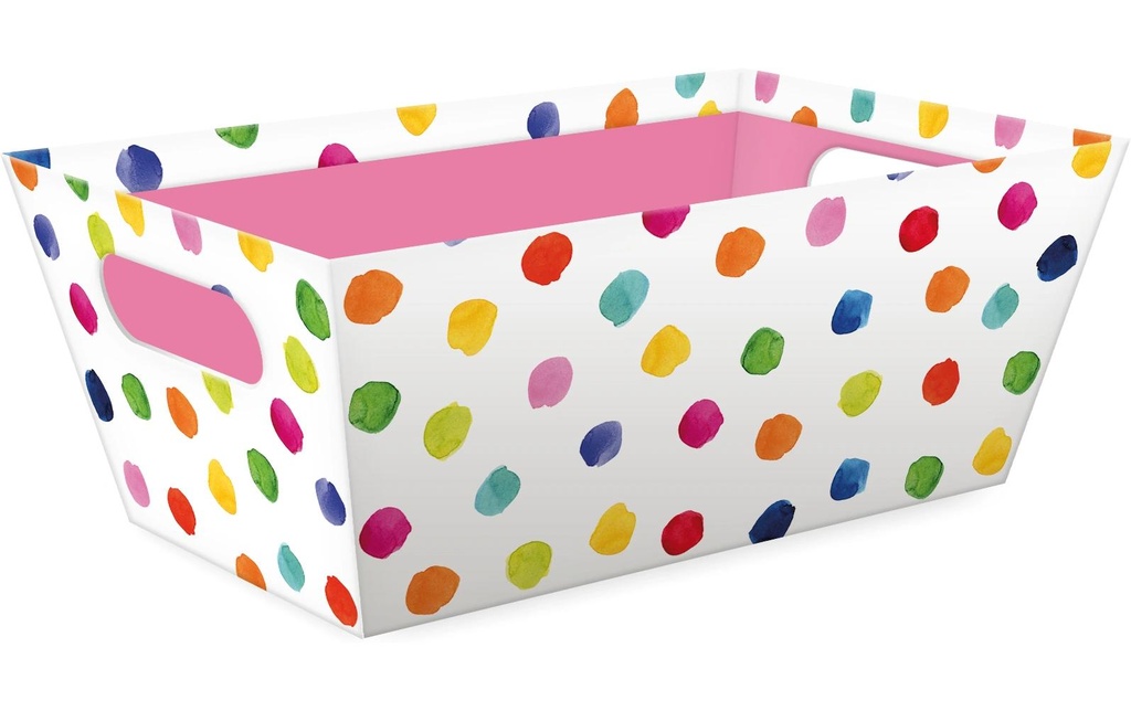 Braun + Company Carton cadeau Happy Dots 25 x 16 x 7.5 cm