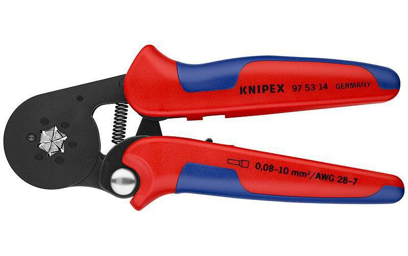 Knipex Pince à sertir 180 mm pour embouts de fils