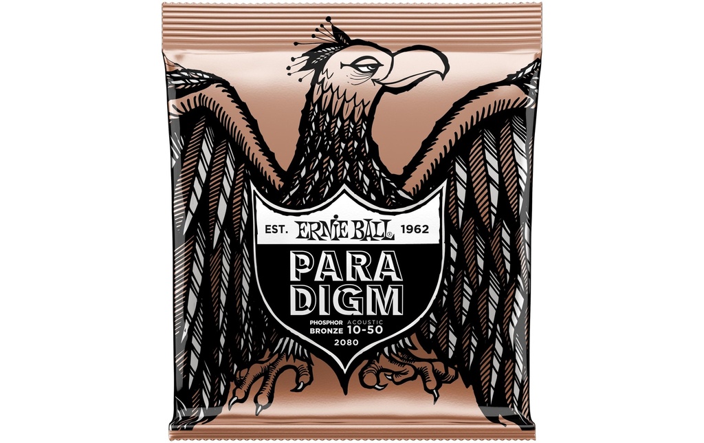 Ernie Ball Cordes de guitare 2080 Paradigm PB – Extra Light 10-50