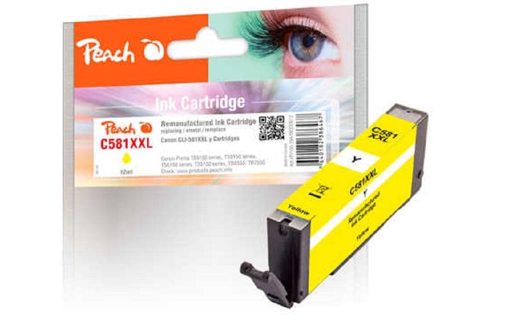 Peach Encre Canon CLI-581XXL Yellow