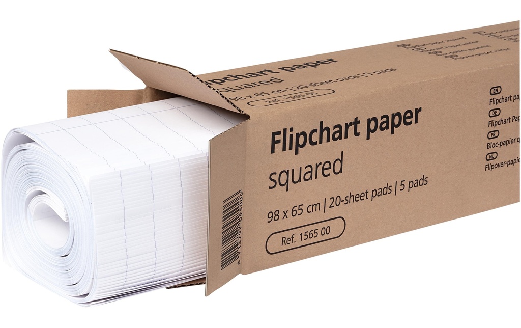 [251217000] LEGAMASTER Papier pr.flipch.quadr.98x65 (5 pces)