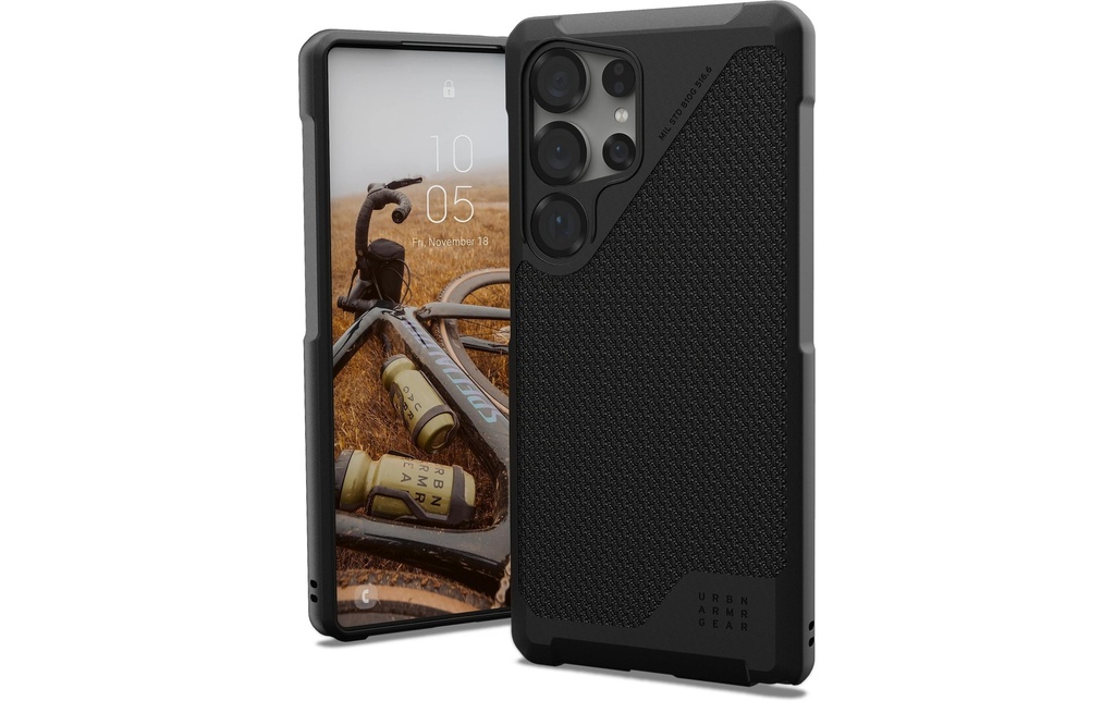 UAG Coque arrière Metropolis LT Galaxy S25 Ultra Kevlar Black