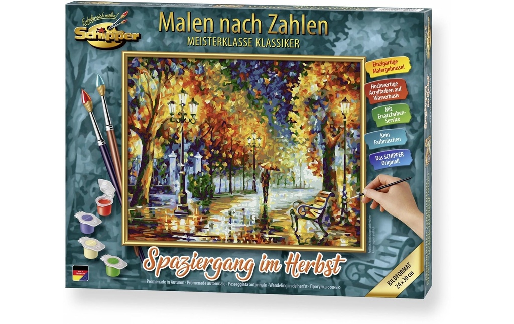 Schipper Peinture avec chiffres Promenade en automne