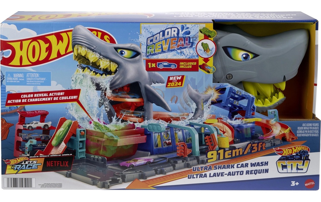 Hot Wheels City Lavage de requins ultime