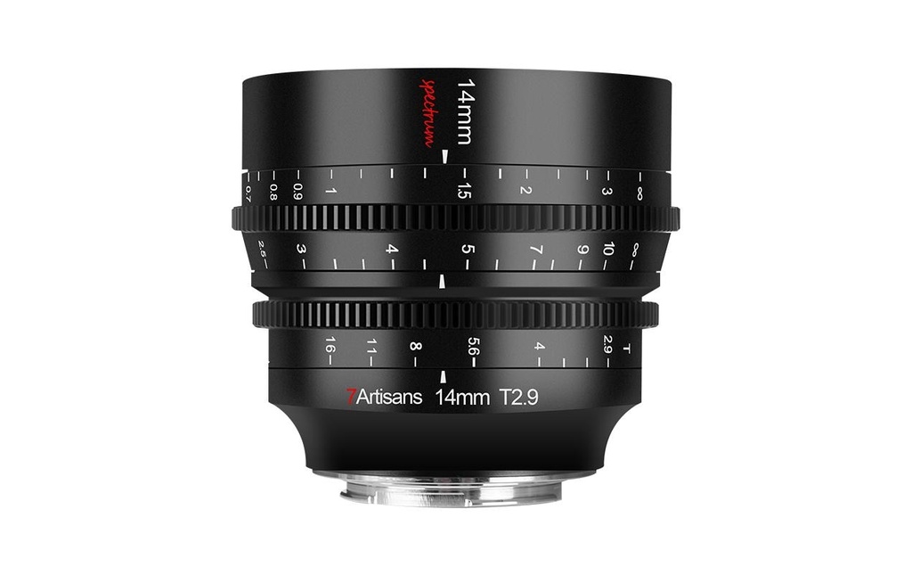 7Artisans Longueur focale fixe 14 mm T/2.9 – Sony E-Mount