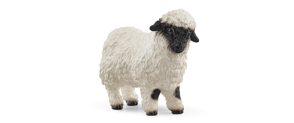 Schleich Figurine de jeu Farm World Mouton nez noir du Valais