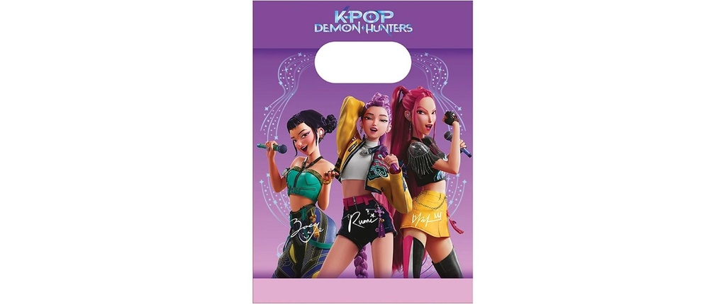We fiesta Party Sac cadeau K-Pop Demon Violet/Multicolore, 4 pièces