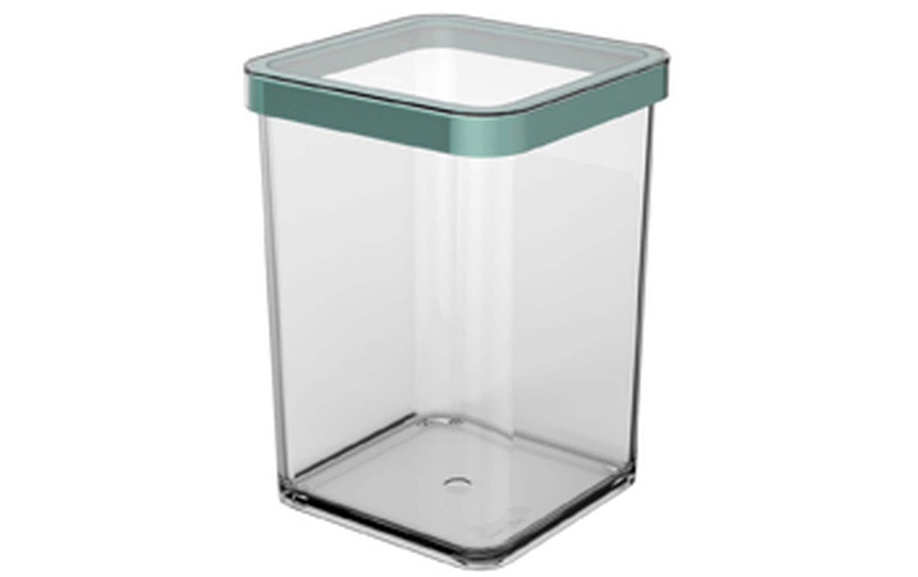 Rotho Récipients à provisions Premium Loft 1 l, Transparent/Vert