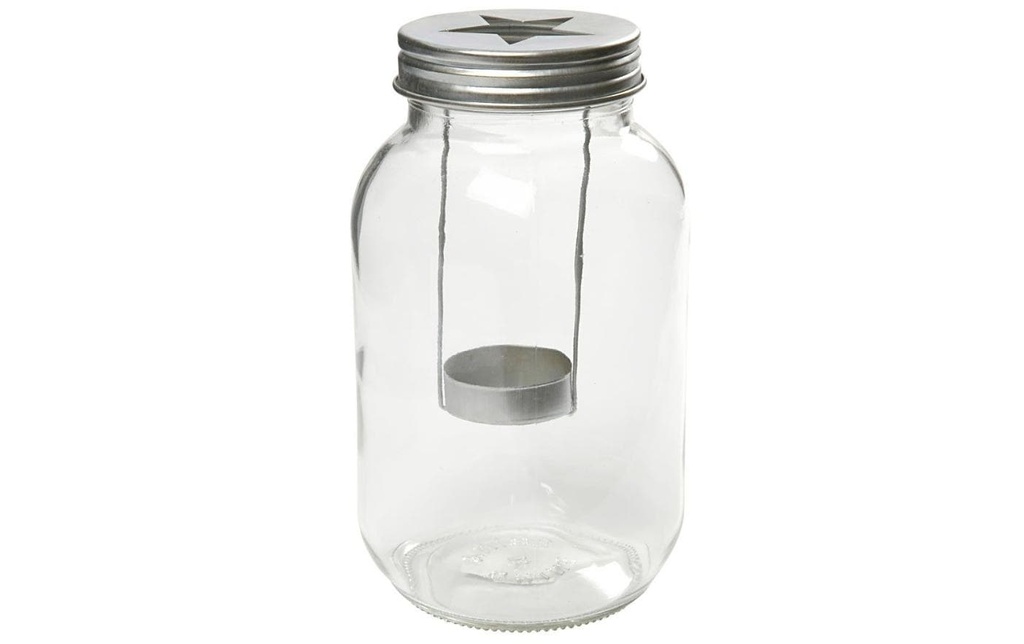 Creativ Company Bougeoir Verre, 10 x 18 cm, 1 pce.