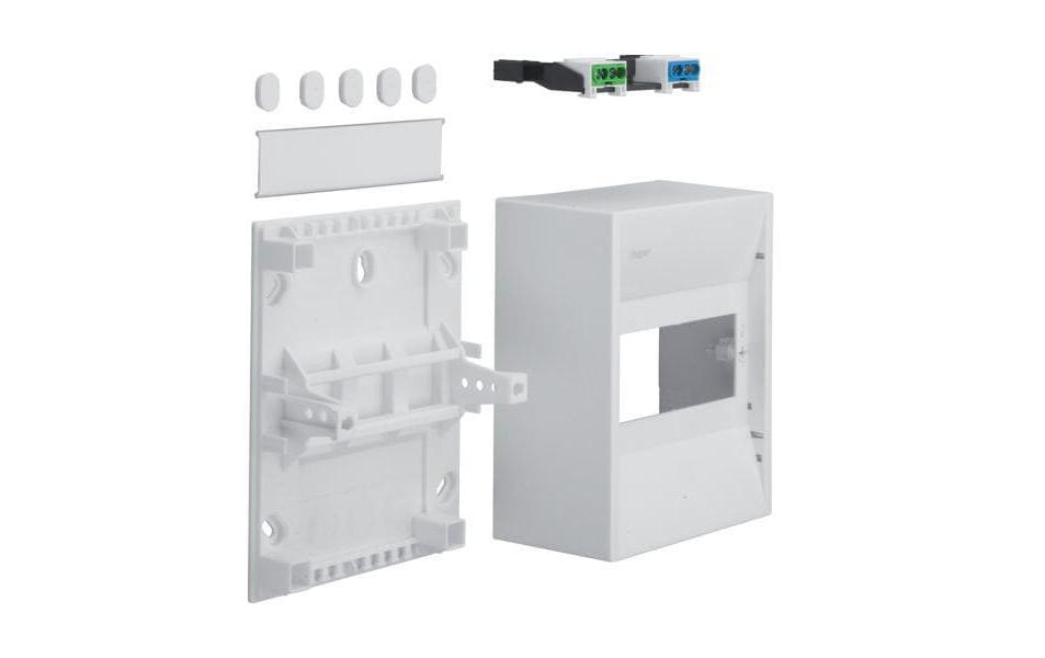 Hager Coffret électrique Gamma, 6PLE IP30 1xPE 1xN