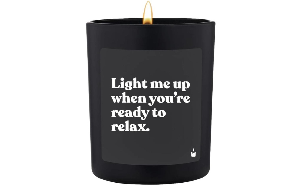ChattyCandles Bougie parfumée Light me up when you're ready to relax 6.7 x 8 cm