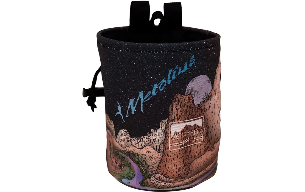 Metolius Chalk Bag Access Fund Comp Marron/Noir