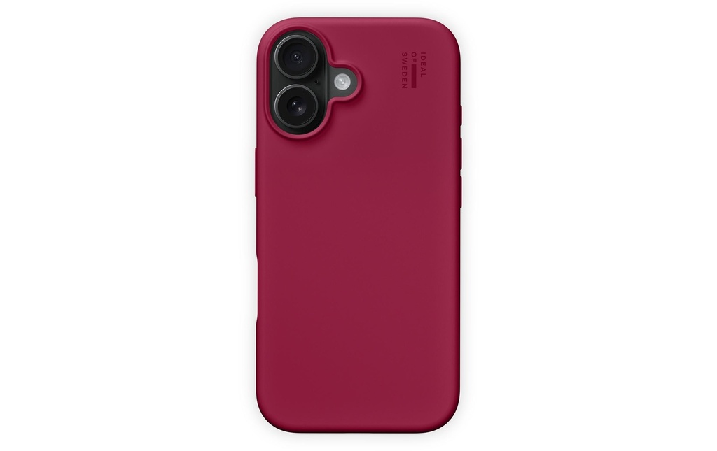 Ideal of Sweden Coque arrière Silicone iPhone 16 Plus Canneberge