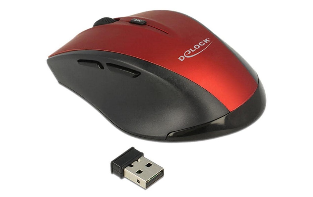Delock Souris ergonomique 5 touches sans fil