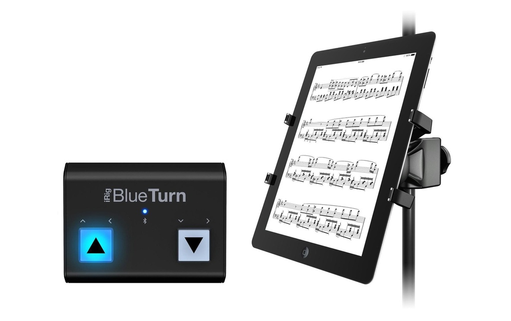 IK Multimedia Contrôleur à pédale Tablet Page Turner Bundle