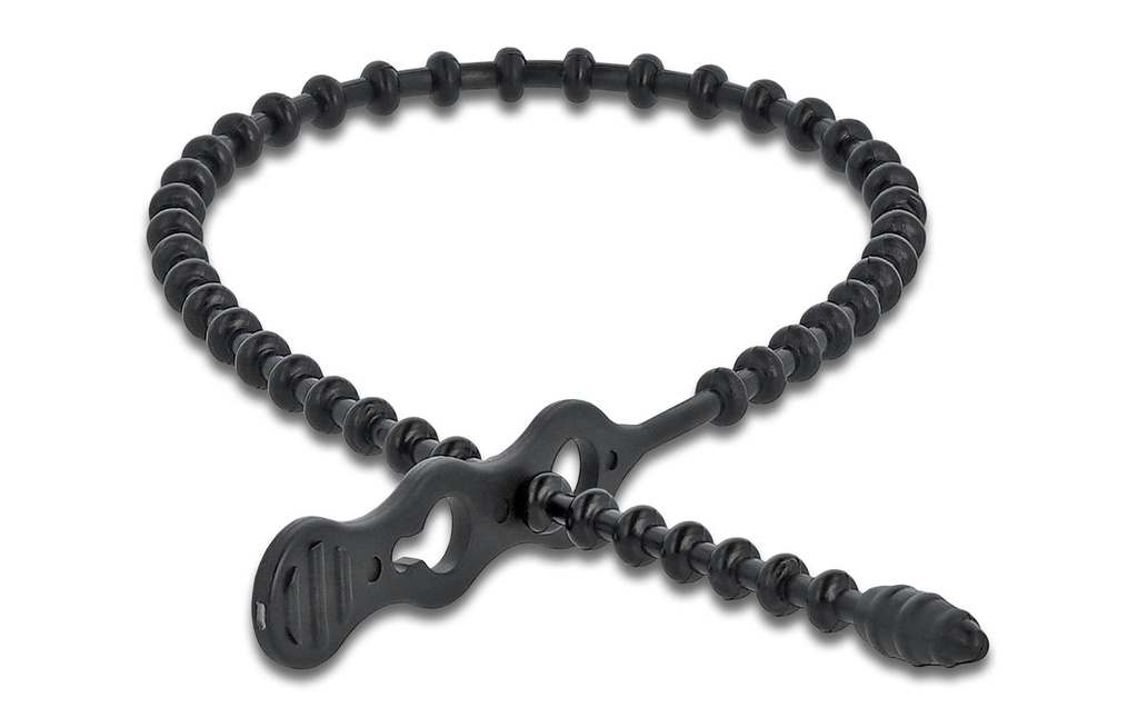 Delock Serre-câble 310 x 4.5 mm Polyamide, noir, 10 pcs.