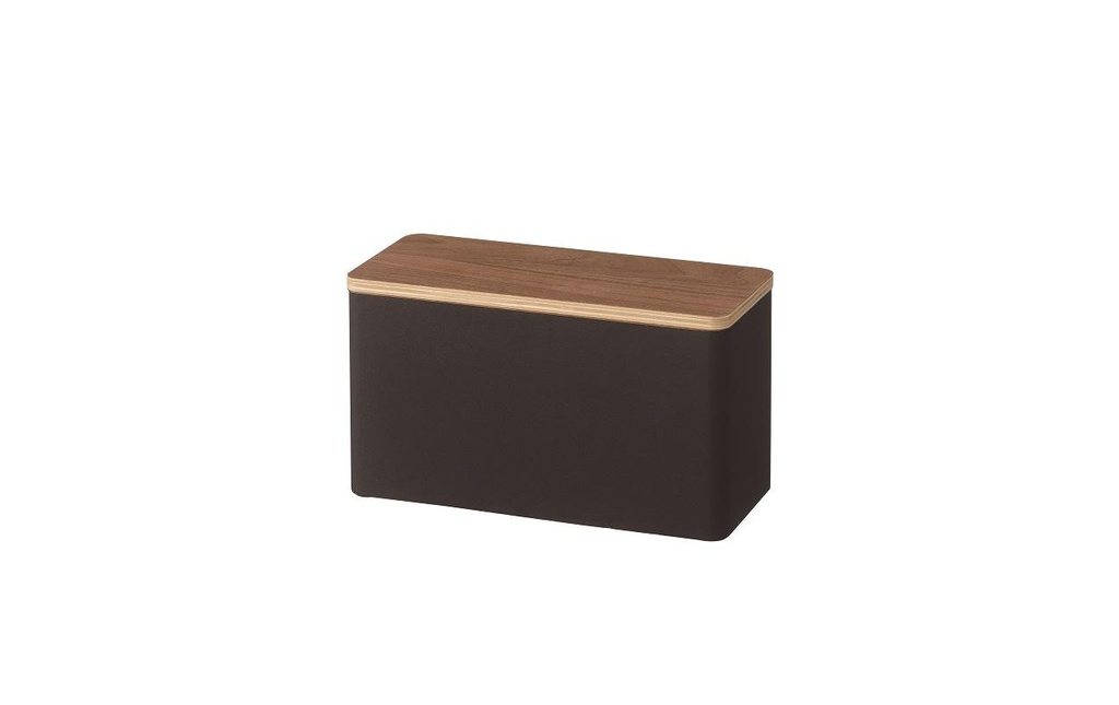 Yamazaki Boîte de rangement Rin Noir