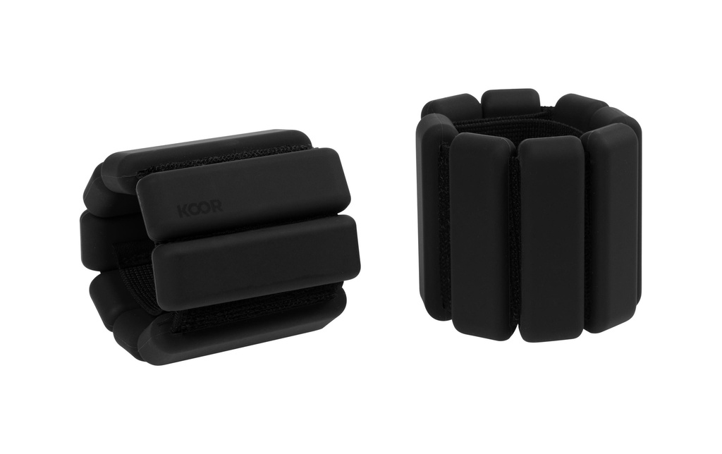 KOOR Manchettes lestées 2x 0.5, kg Noir