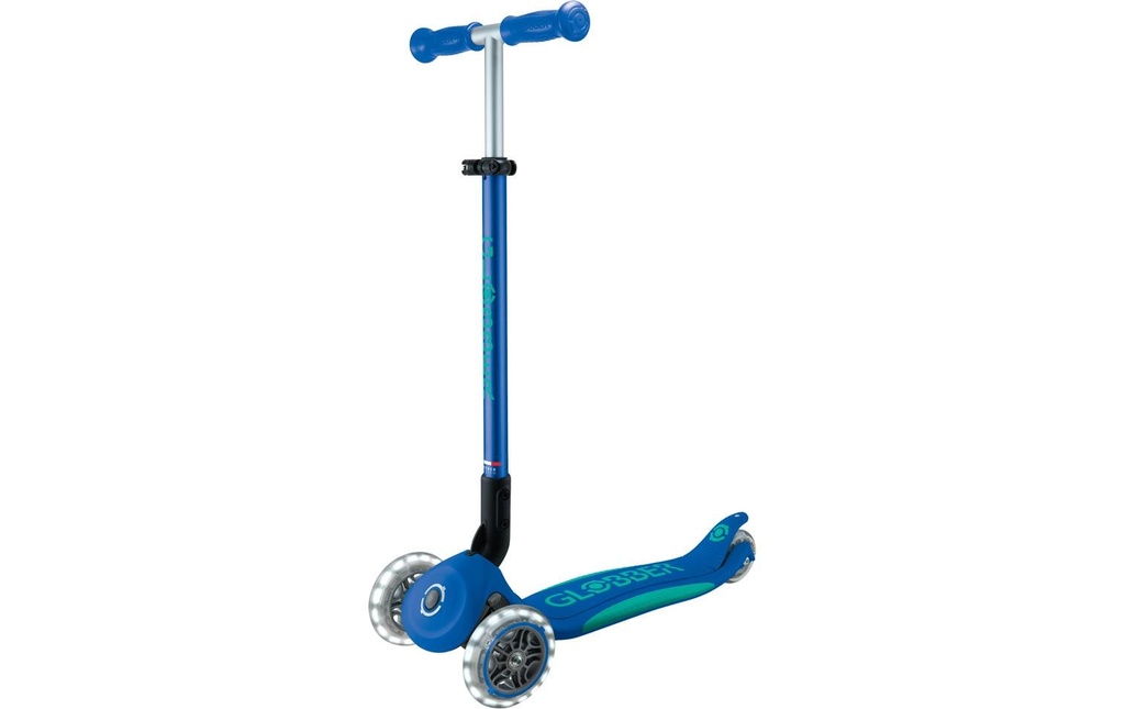 GLOBBER Primo Foldable Plus Lights Mini Bleu