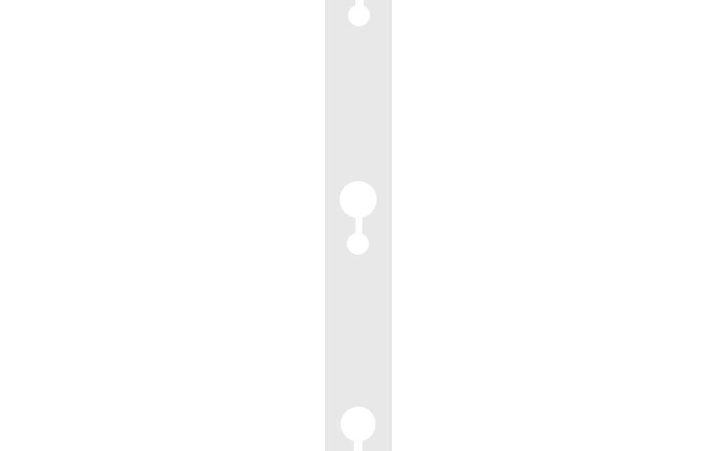 I AM CREATIVE Ruban de guirlande 5 m Blanc