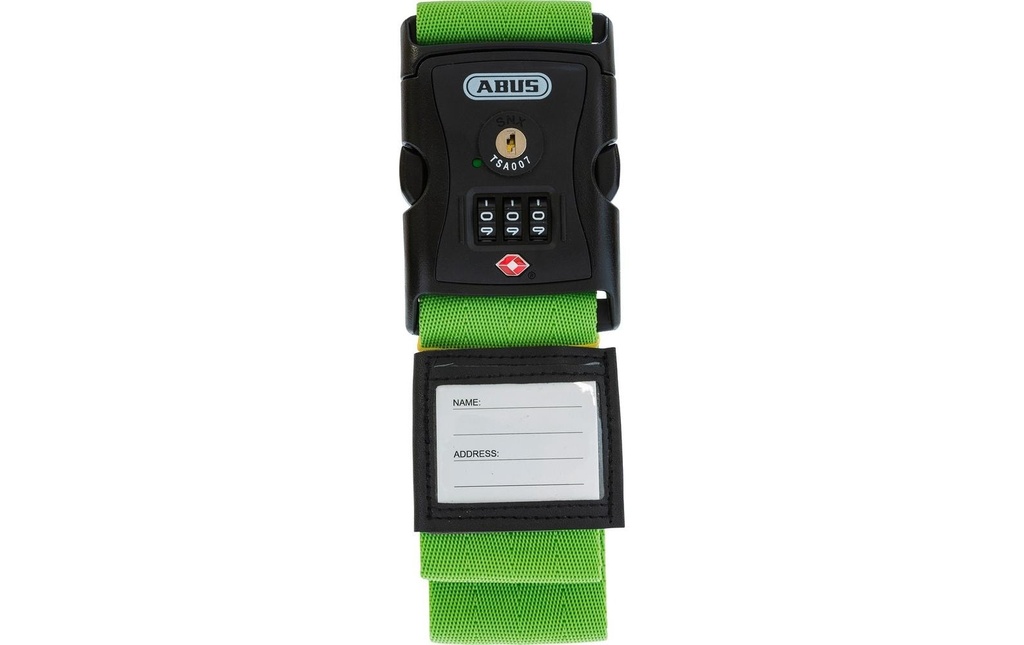 Abus Cadenas à bagages Sangle de valise 620TSA/192 Vert