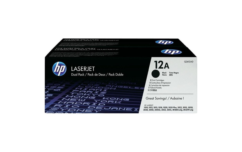 HP HP toner 12A black DP (2 pces)