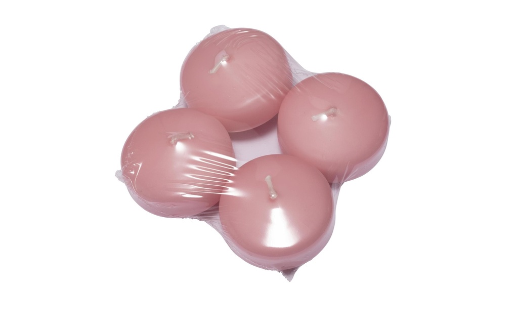 Herzog Kerzen AG Bougie flottante Lentilles Ø 5 cm, Rose
