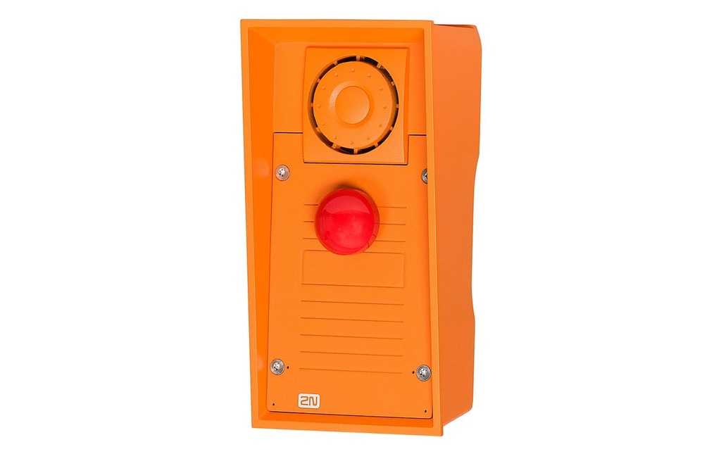 2N Station de porte IP IP Safety 1 bouton d'urgence, l'haut-parleur 10 W